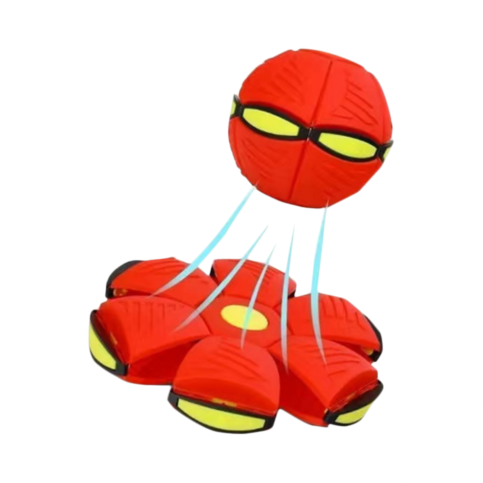Flying Saucer Ball Magic Deformation UFO With Led Light Flying Toys Decompression Children Outdoor Fun Toys For Kids Gift