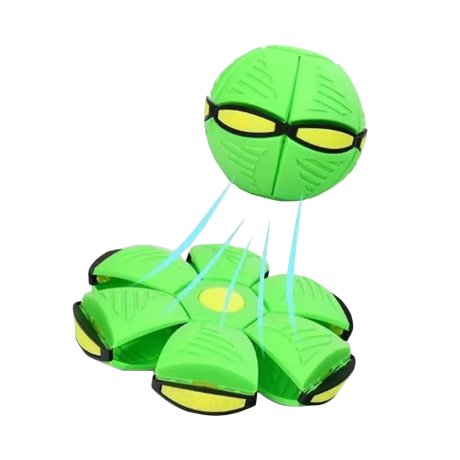 Flying Saucer Ball Magic Deformation UFO With Led Light Flying Toys Decompression Children Outdoor Fun Toys For Kids Gift