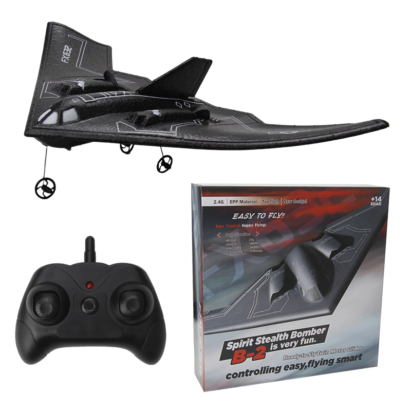 Fx632 Remote Control B2 Bomber Fixed-wing Glider Electric Foam RC Plane Children Airplane Model Toys