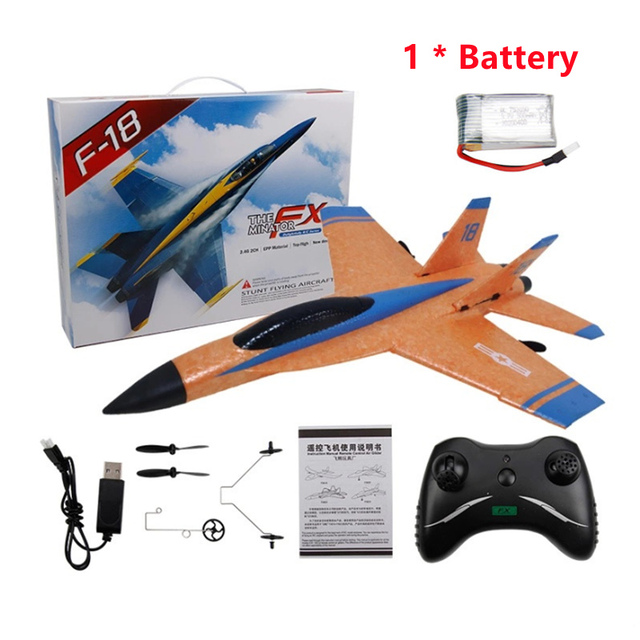 Fx828 Remote Control Fighter F18 Fixed-wing Aircraft Model Toy Electric Airplane Toys