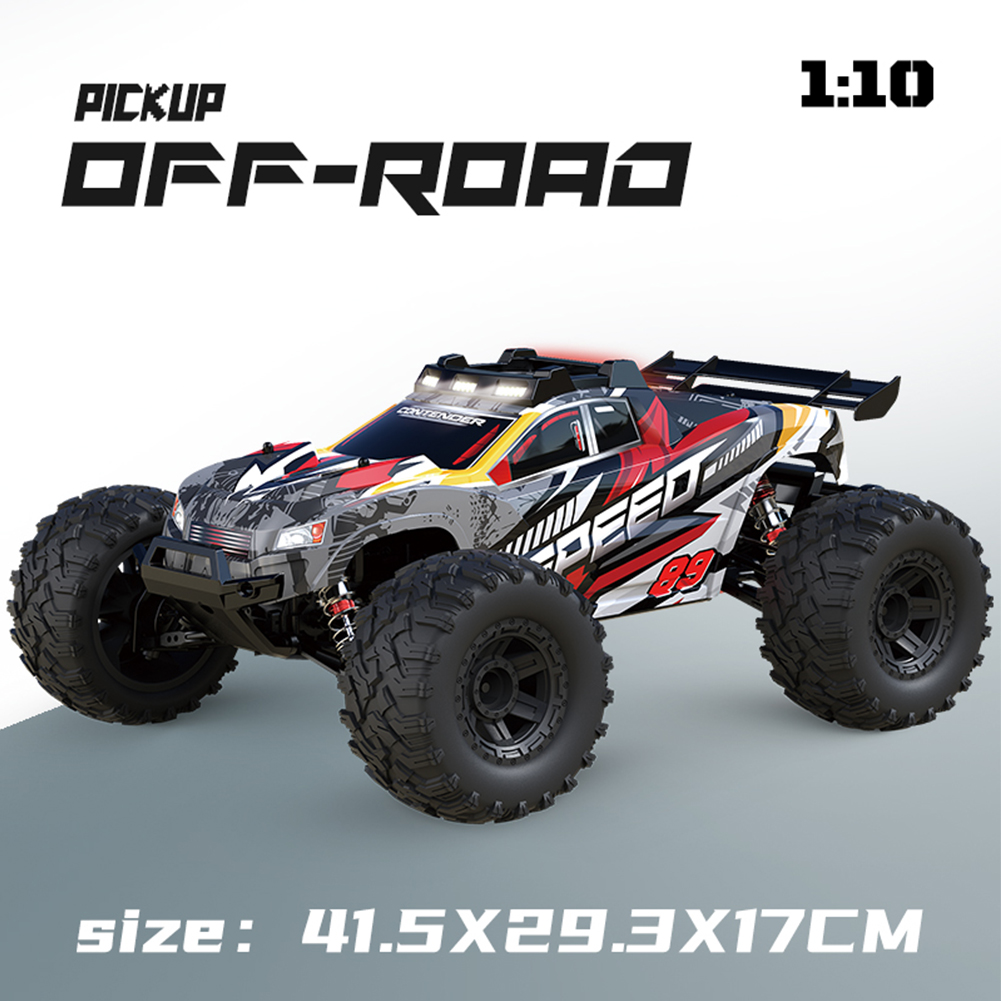 G105 1:10 Scale RC Car 2.4ghz 4wd 46km/h+ High-speed Big Wheel RC Car Off Road Waterproof