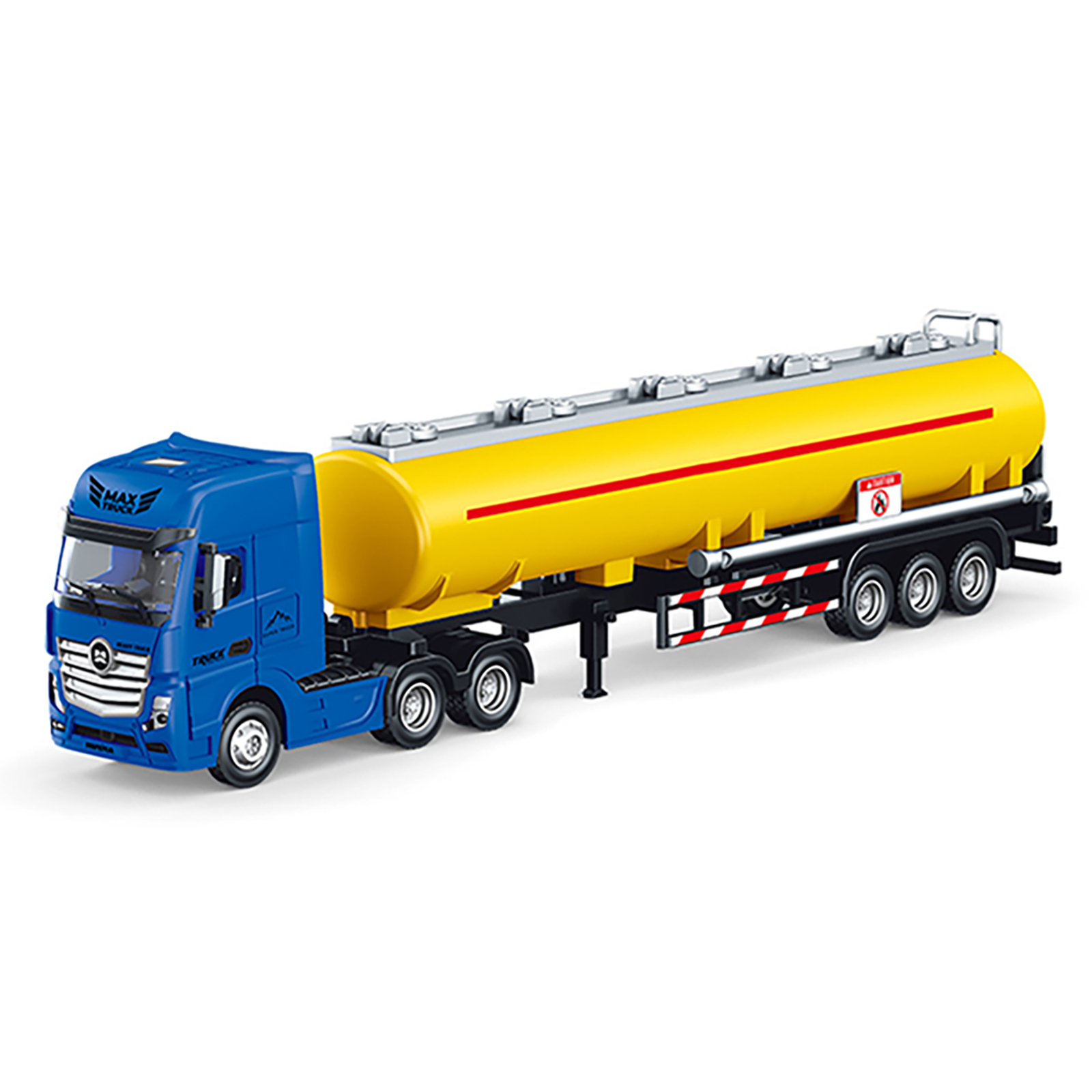 Huina 1:50 Engineering Vehicle Toys Children Flatbed Trailer Oil Tanker Model Ornaments For Boys Gifts 1730/1733