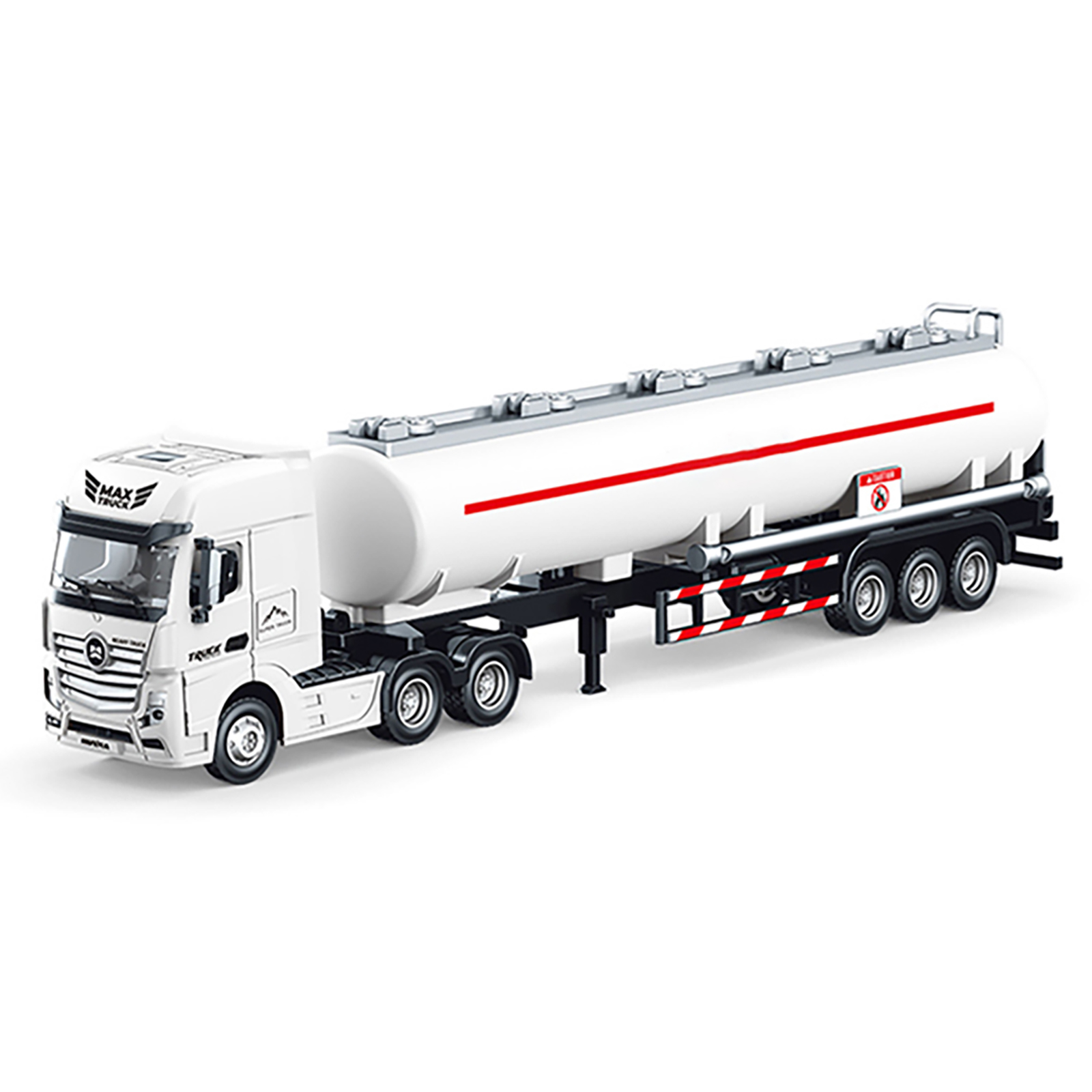 Huina 1:50 Engineering Vehicle Toys Children Flatbed Trailer Oil Tanker Model Ornaments For Boys Gifts 1730/1733