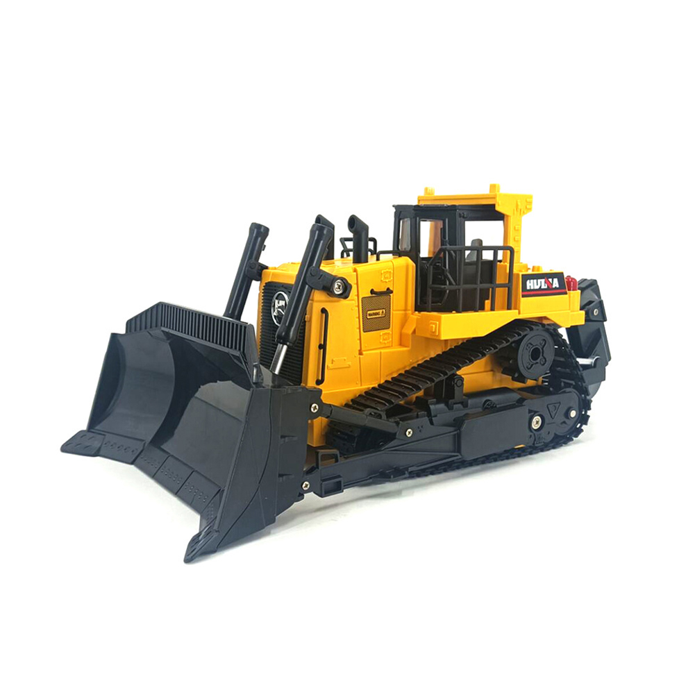 Huina 1554 1:16 Electric Engineering Vehicle Toys 11-Channel Remote Control Heavy Bulldozer M