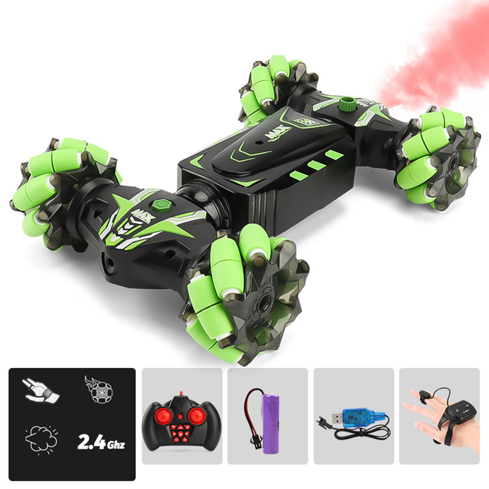 Jc01 Remote Control Spray Stunt Car Traverse Wheel Light Sound Multi-function Remote Control Vehicle