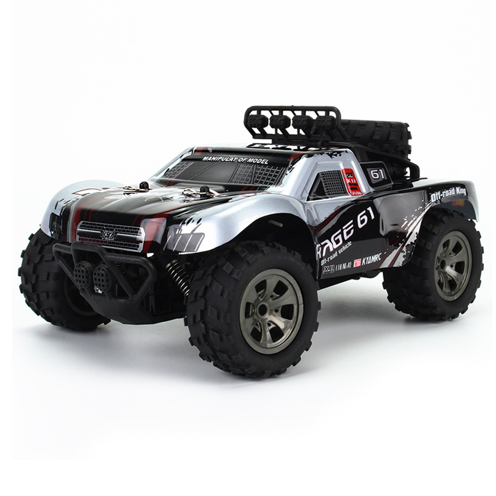 KYAMRC 1:18 RC Short Pickup Car Model 2.4G Remote Control Big-foot Off-road Vehicle Boys Toy
