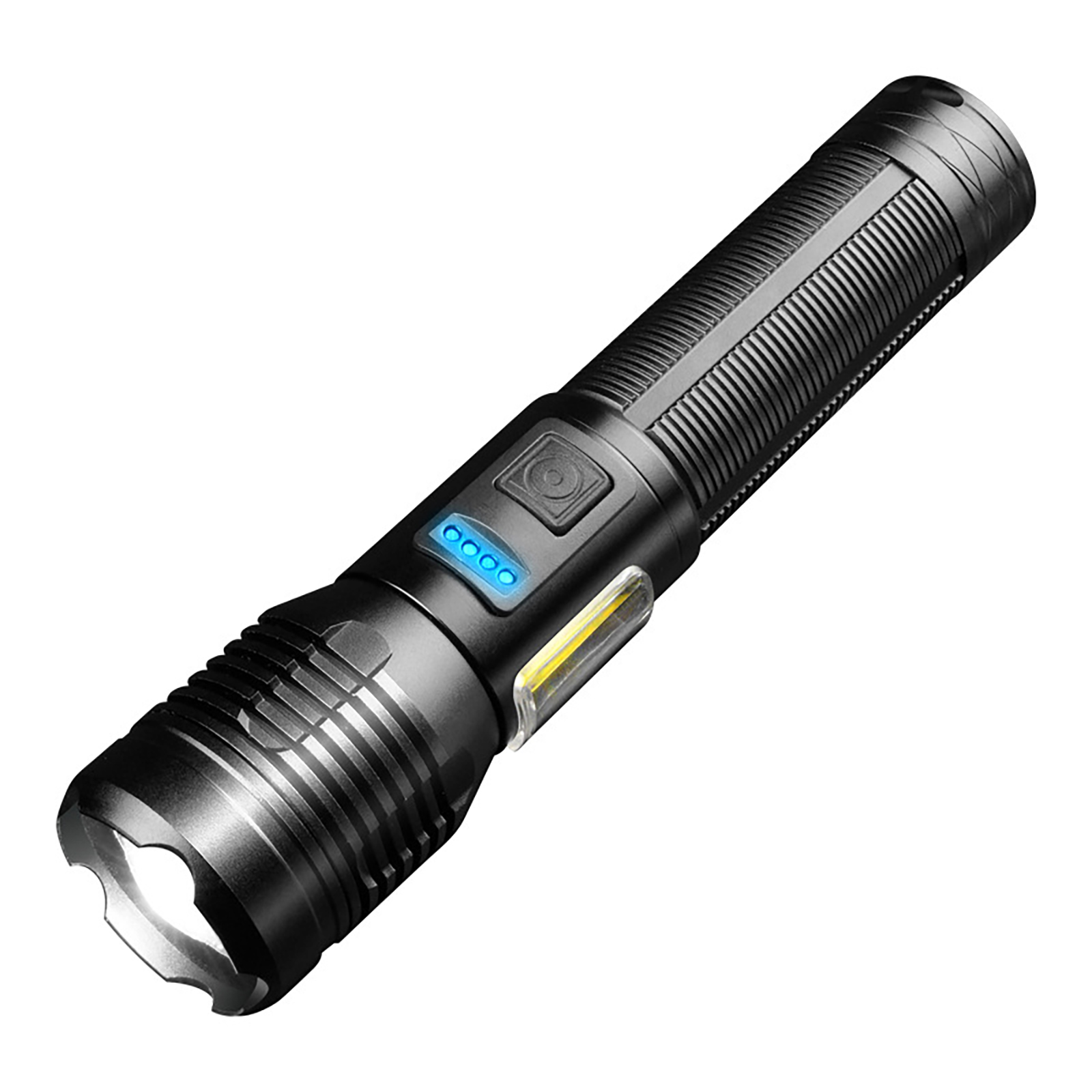LED Flashlight Super Bright Magnetic Flashlight USB Fast Charging Waterproof Torch For Home Outdoor Camping Hiking