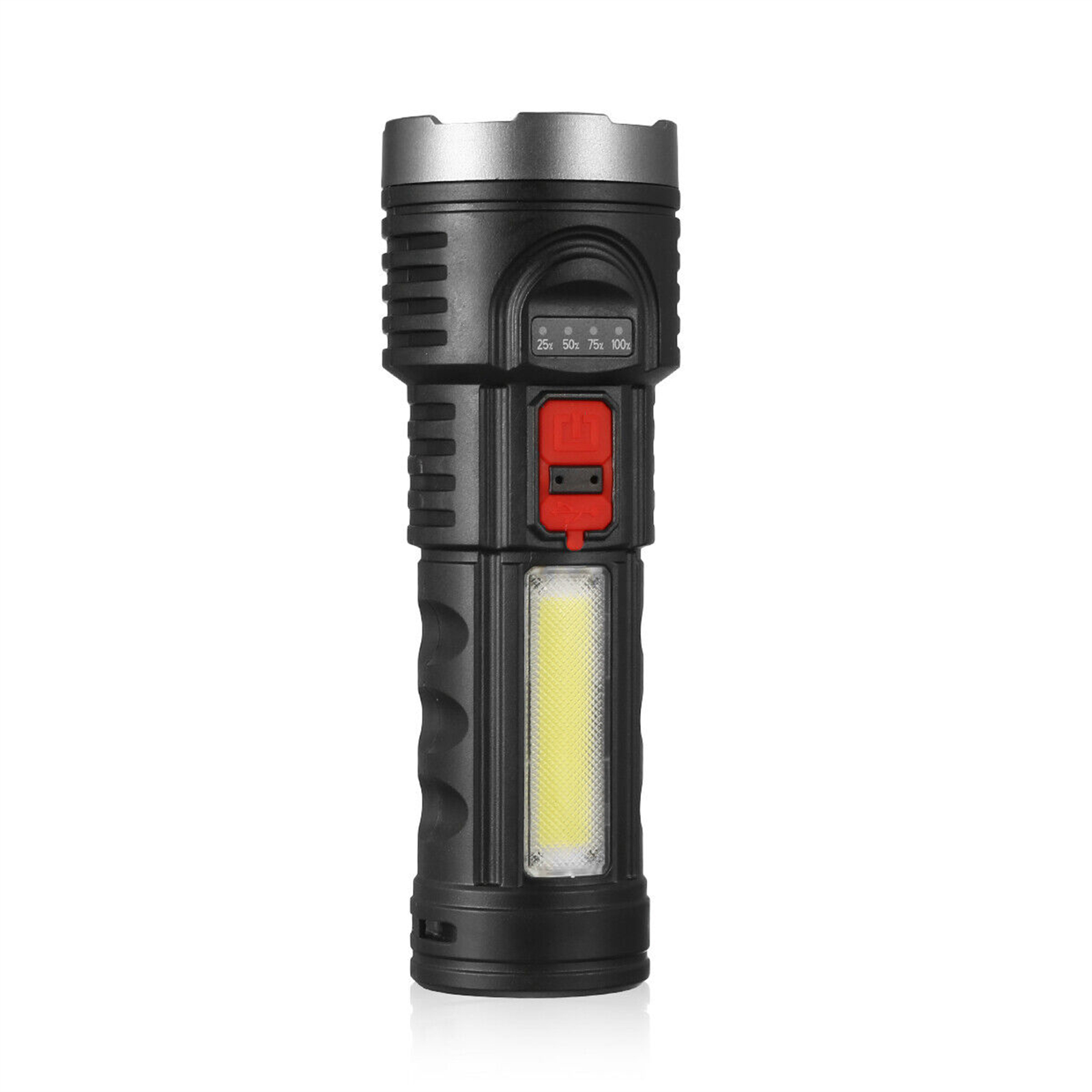 LED Mini Flashlight Torch IP65 Waterproof Usb Rechargeable Super Bright Long Range Outdoor Emergency Lighting Tool