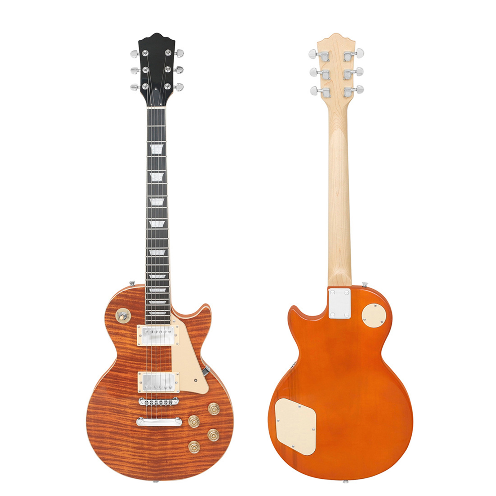 LP Beginner Electric Guitar 100cm Length Maple Neck Electric Guitar Musical Instruments Educational Tool