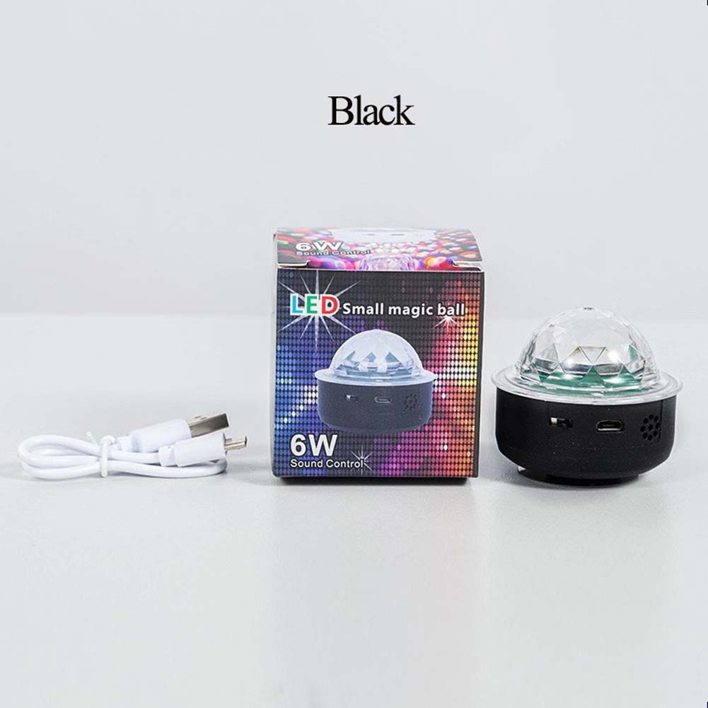 Led Colorful Stage Lights Portable Mini Rechargeable Refill Lamp For Disco Family Party Holiday Effect