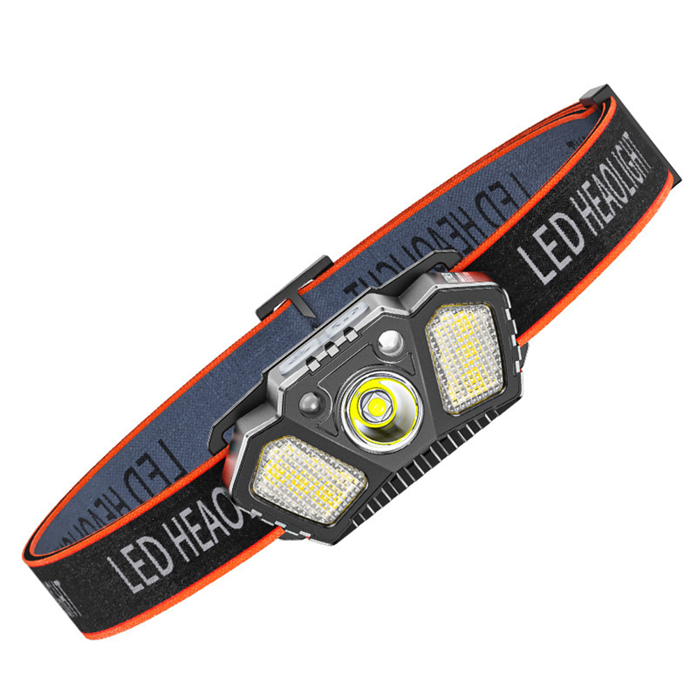 Lightweight Led Headlamp Portable Mini Warning Light For Outdoor Camping Running Cycling Fishing