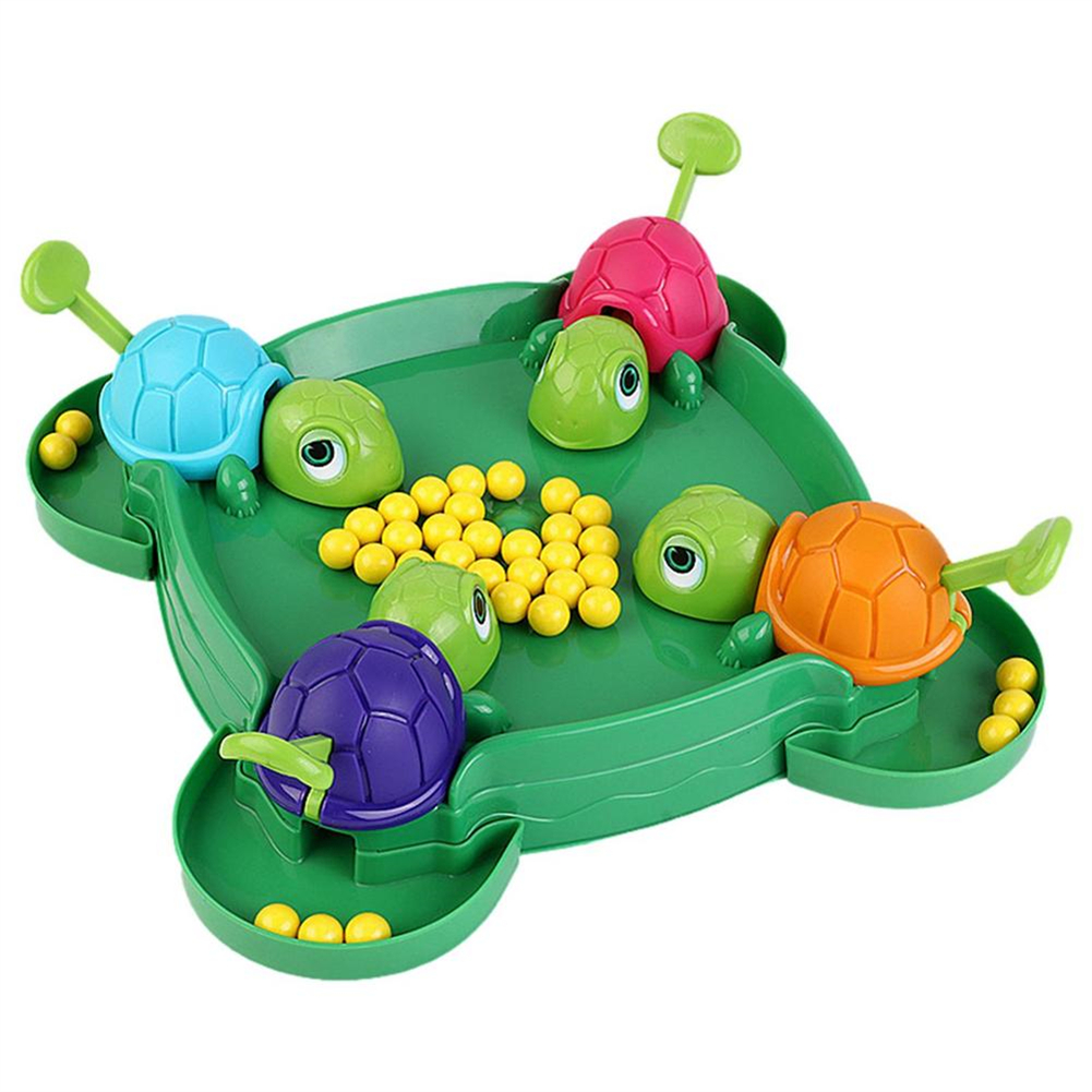 Little Turtle Eating Ball Board Game Multiplayer Competitive Race Parent-child Interactive Toys For Kids Gifts