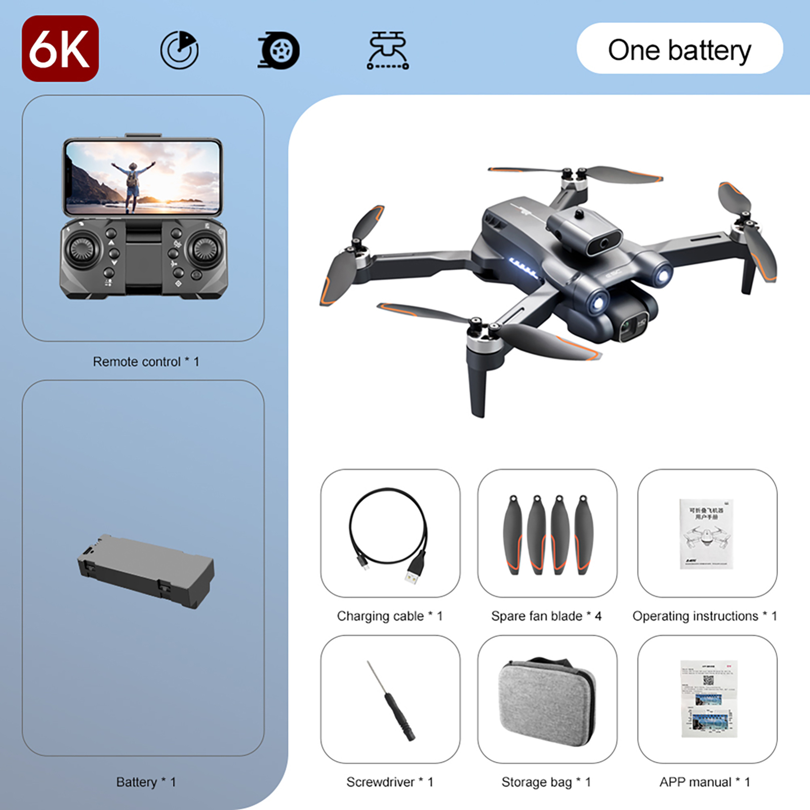 Ls-S1s Mini Drone with HD Camera Wifi Optical Flow Positioning RC Quadcopter Brushless Foldable Fpv Drones