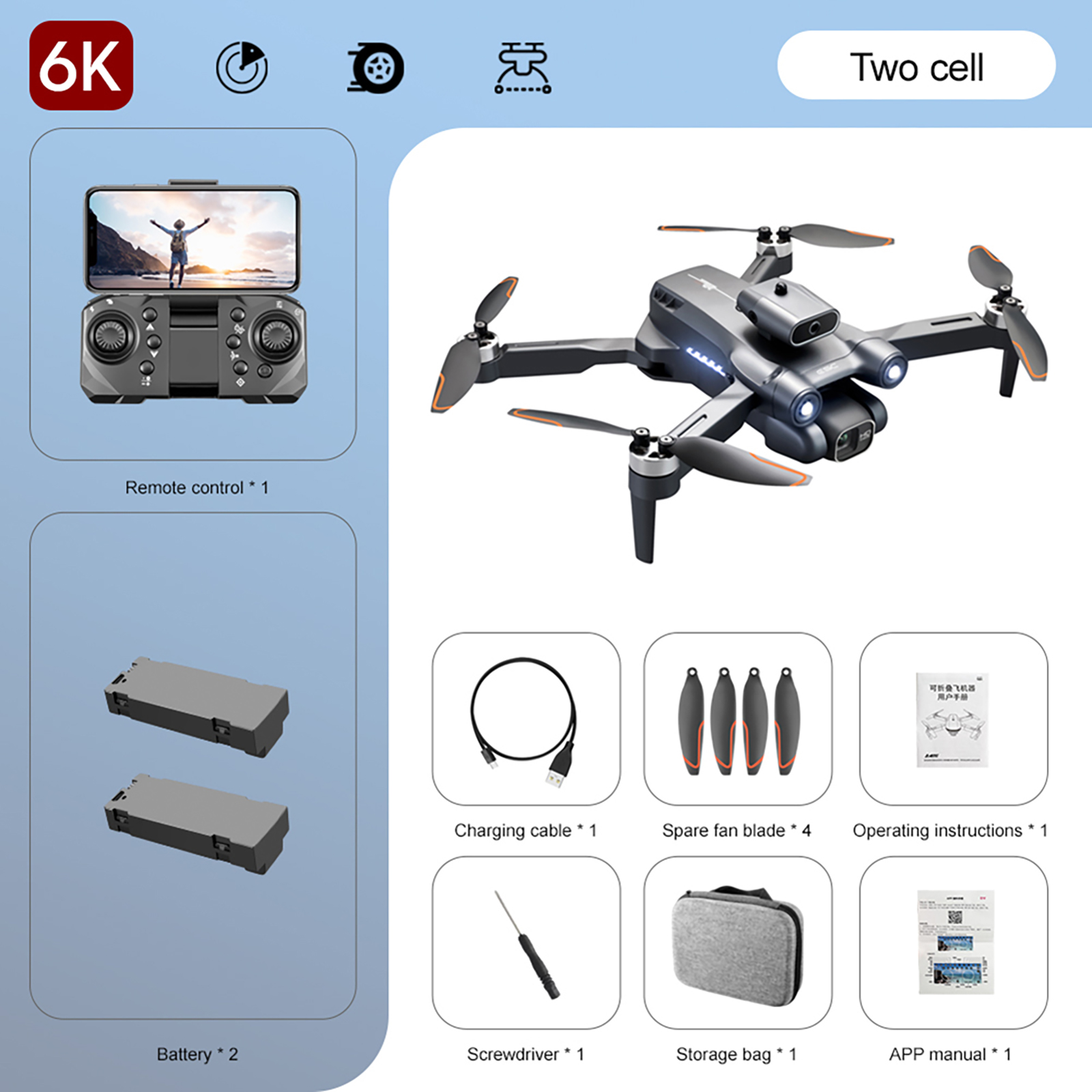 Ls-S1s Mini Drone with HD Camera Wifi Optical Flow Positioning RC Quadcopter Brushless Foldable Fpv Drones