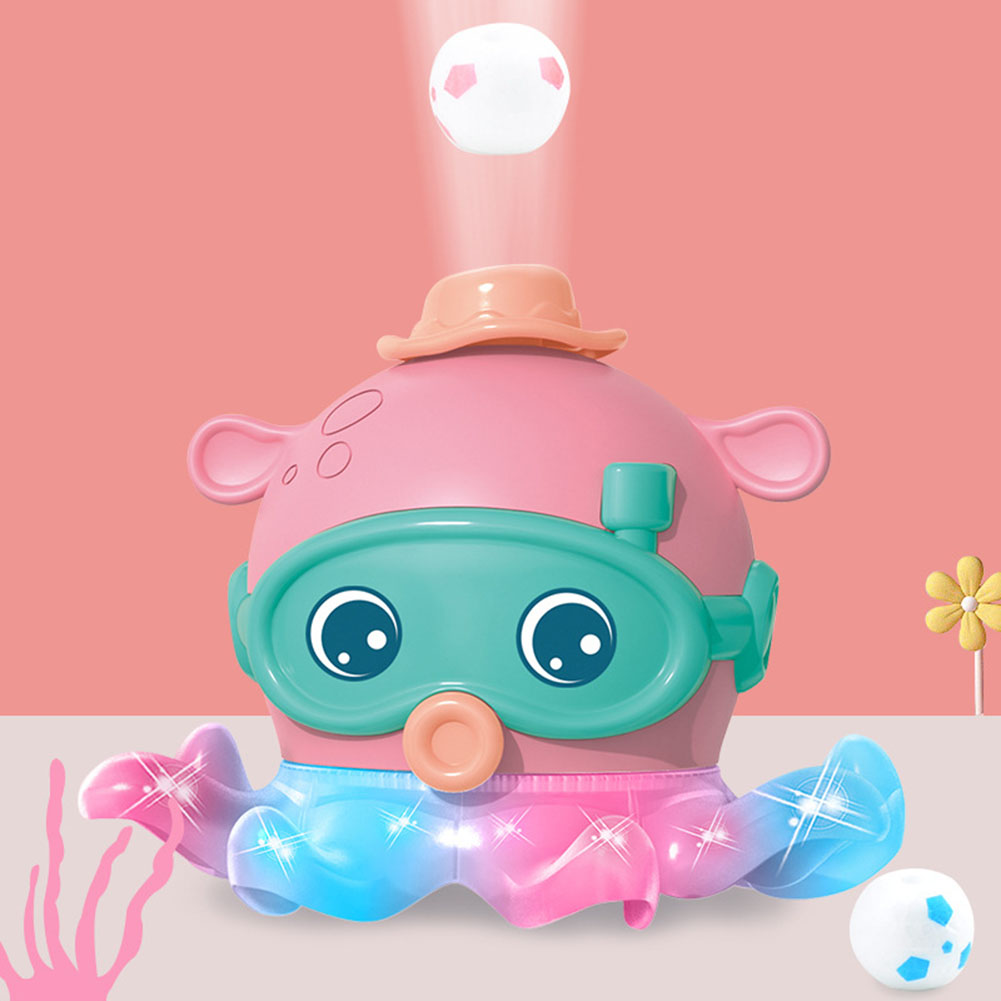 Luminous Octopus Electric  Toy With Sound Light Model Suspended Blowing Ball Toy Music Toys Great Gifts For Kids Boys Girls