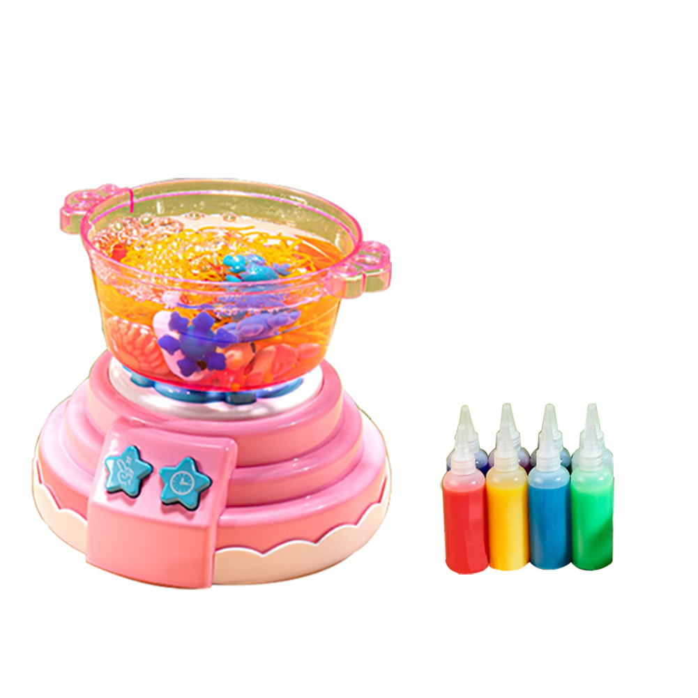 Magic Water Elf Hot Pot Machine Handmade Water Toy Creative DIY Toy With 8 Shapes Molds Water Elf Set For Children