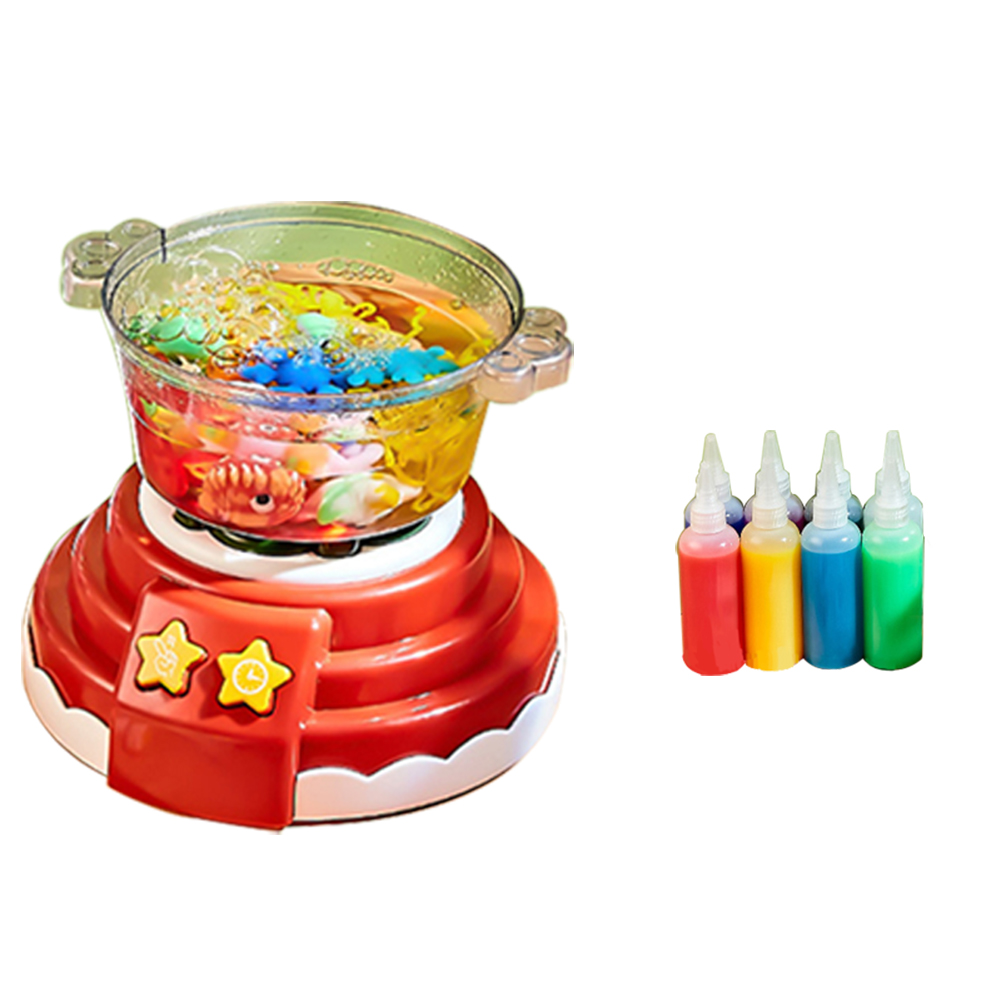Magic Water Elf Hot Pot Machine Handmade Water Toy Creative DIY Toy With 8 Shapes Molds Water Elf Set For Children