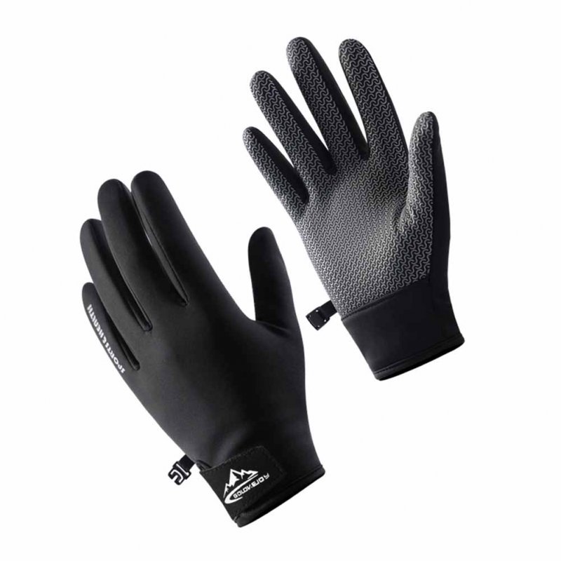 Men Women Winter Non-slip Shock-absorbing Gloves for Sports Flying Disc Warm Fleece Lined Gloves