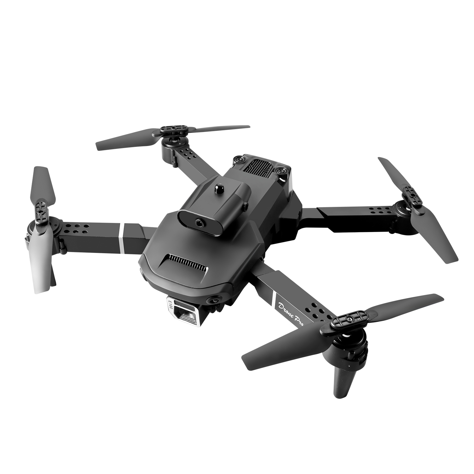 Mini Drone 4k HD Dual Camera Fpv RC  Drone Obstacle Avoidance Helicopter Folding Quadcopte Toys Black 3 Batteries
