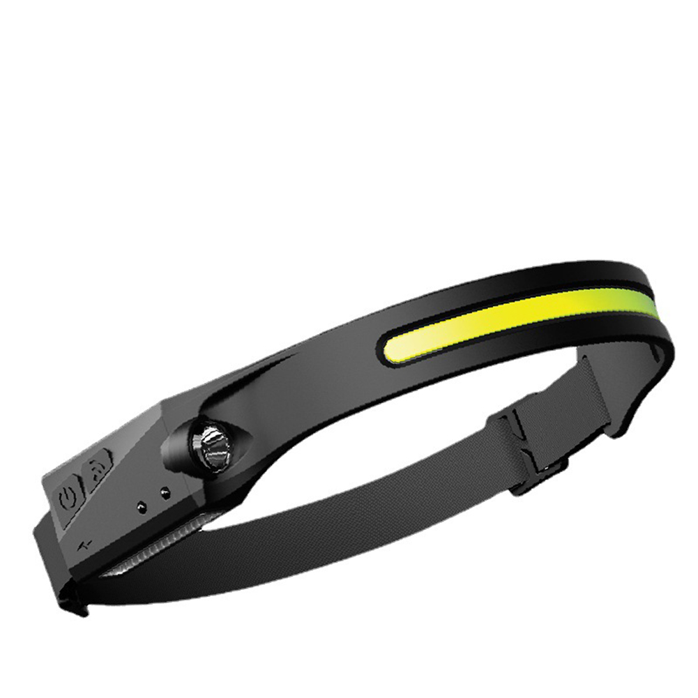 Mini Led Headlamp 5 Modes Usb Rechargeable Outdoor Sports Cob Induction Flashlight Torch