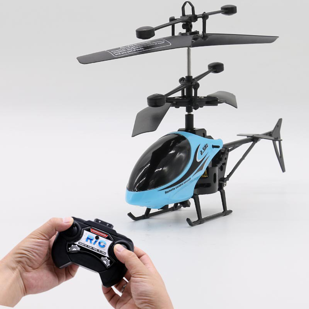 Mini Two-channel RC Aircraft Helicopter Rc Drone Model Children Educational Electric Toys