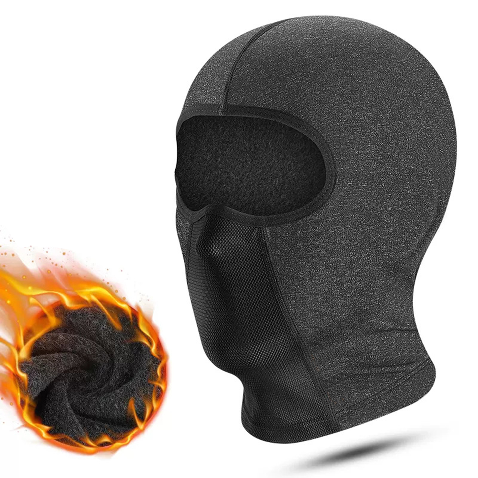 Motorcycle Full Face Mask Winter Warm Helmet For Men Women Cycling Motorbike Windproof Scarf Headgear Mask