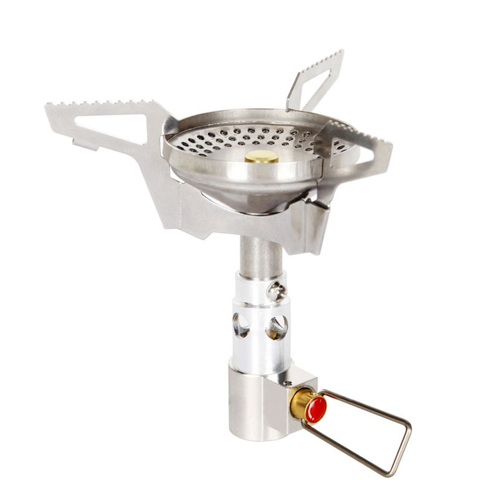 Outdoor Anti-scald Portable Gas Stoves Windproof Foldable Detachable Cooking Furnace for Travel Picnic BBQ
