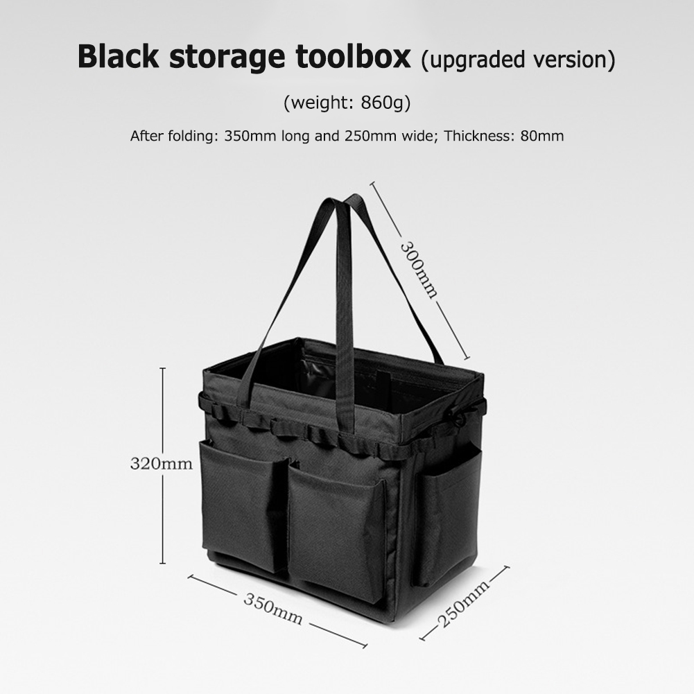 Outdoor Camping Carry Bag Oxford Cloth Tent Peg Nails Toolkit Storage Bag Picnic Supplies