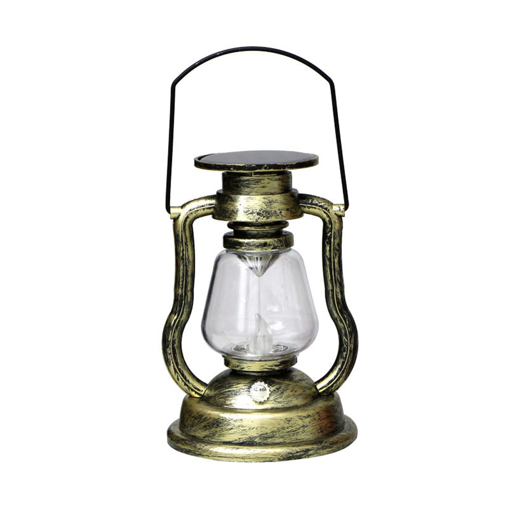 Outdoor Led Solar Lamp Retro Creative Kerosene Lamp Hanging Emergency Light for Picnic