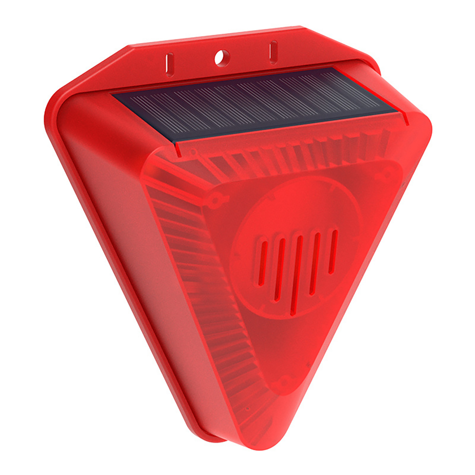 Outdoor Solar Siren Detector Security Alarm With 129db Dog Barking LED Flashing Warning Strobe Light For Home Villa Farm Barn
