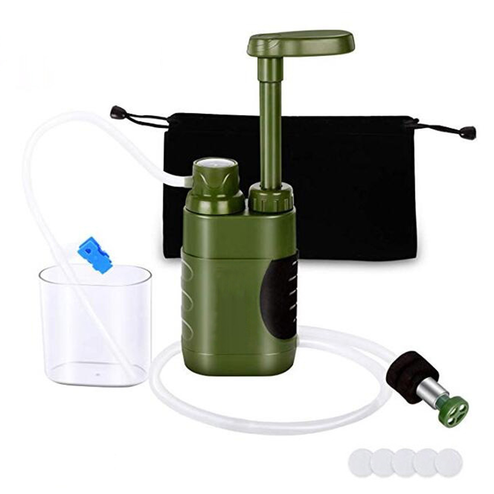 Outdoor Water Filter Straw Purifier Emergency Survival Gear Water Filtration System For Camping Hiking