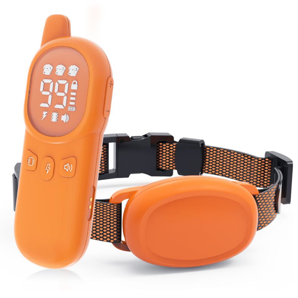 Pet Anti Bark Collar Waterproof Wireless Remote Control Electric Training Collar for Small Medium Large Dogs