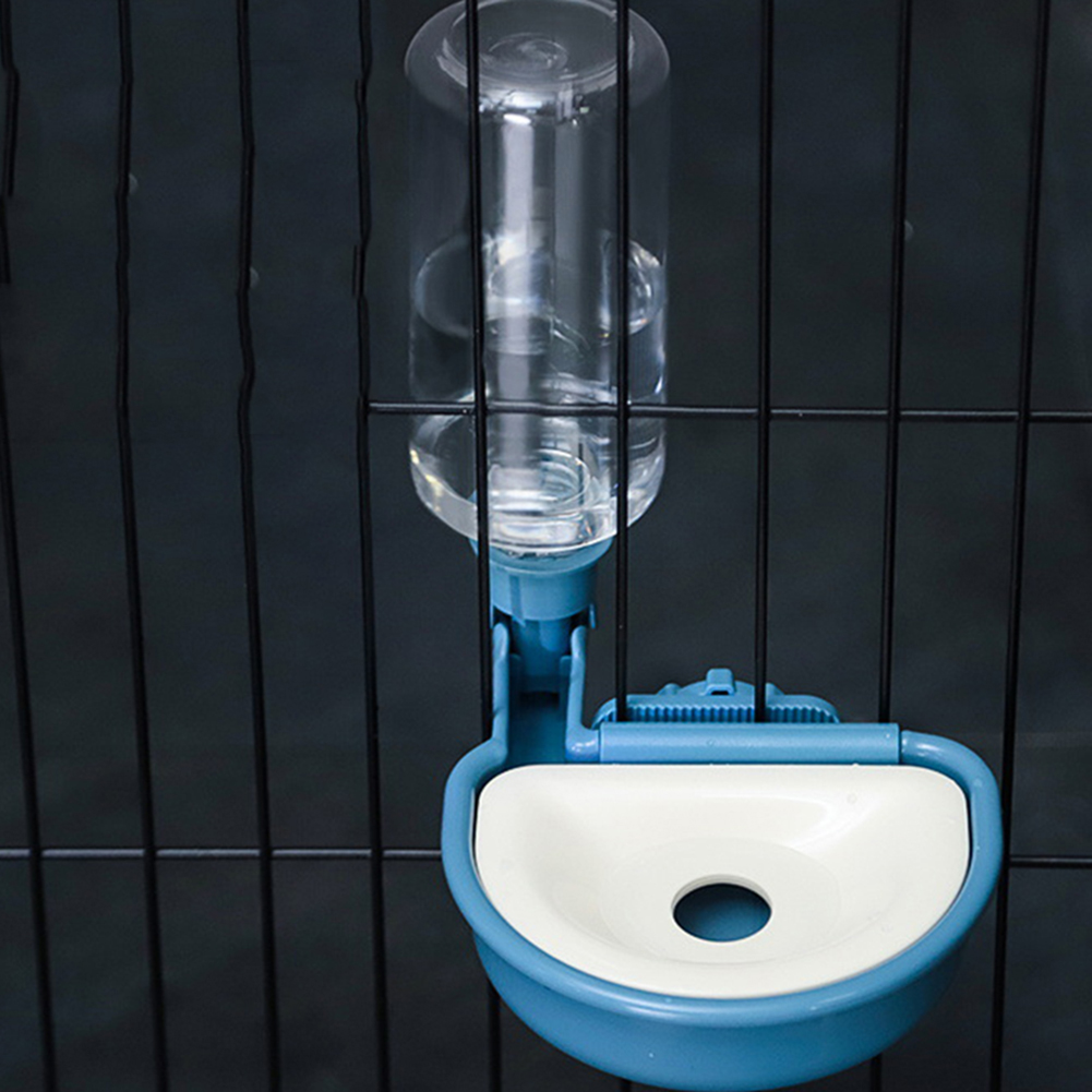Pet Cage Hanging Water Dispenser 13cm Diameter Large Capacity Automatic Drinking Water Bowls Dog Cat Supplies