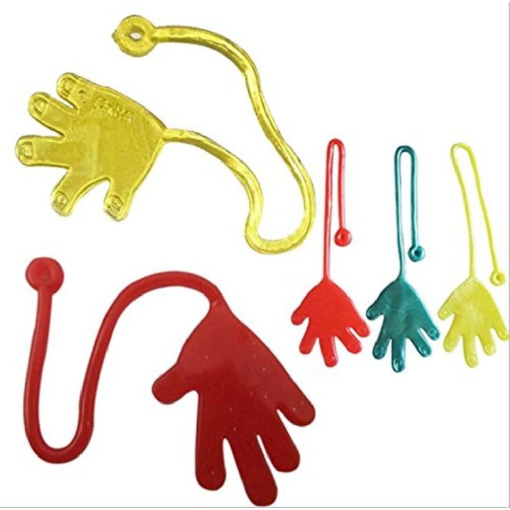 Plastic Elasticity Flexible Stretchable Sticky Palm Climbing Wall Creative Tricky Toy
