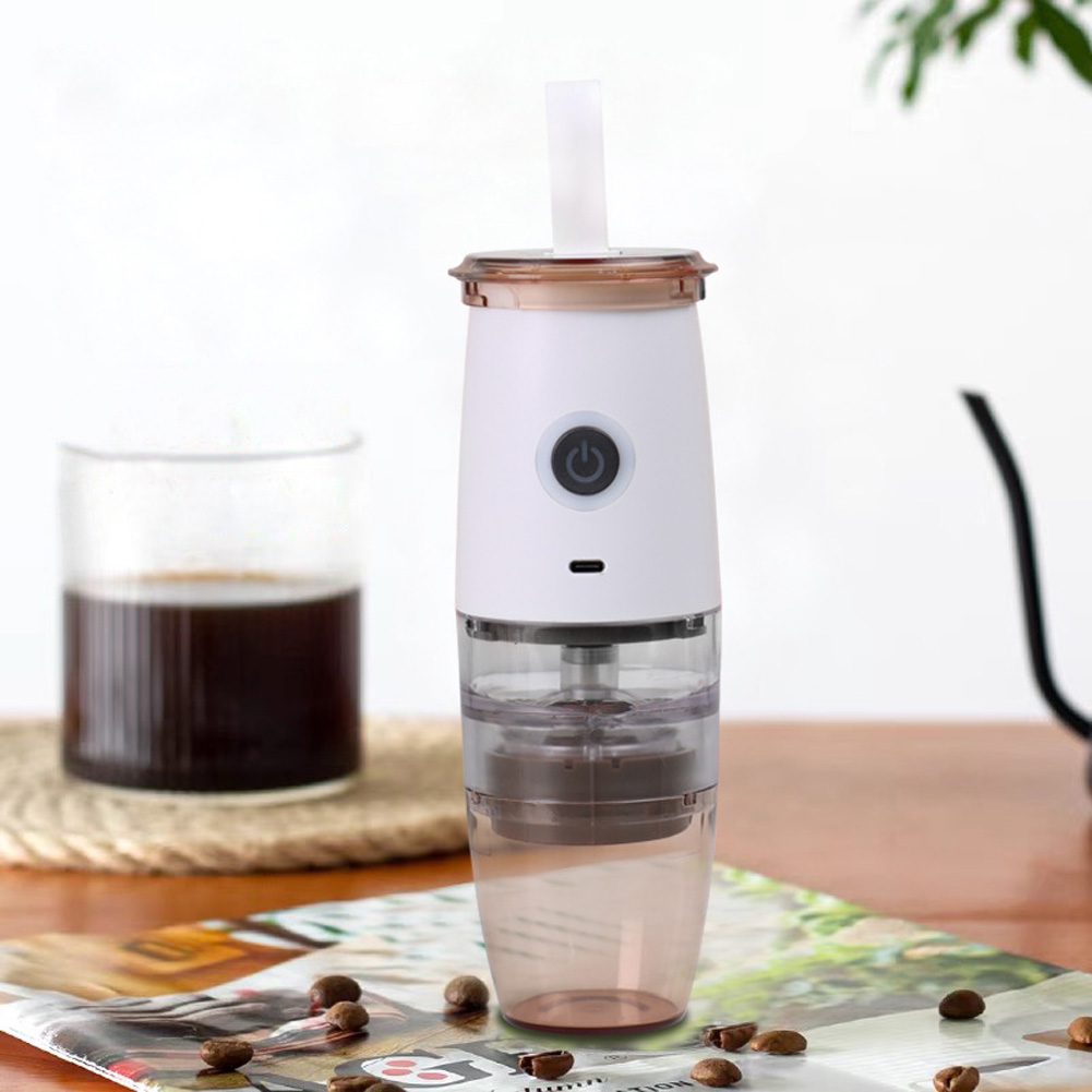 Portable Electric Coffee Grinder with 5 Precise Grind Settings USB Charging Automatic Coffee Bean Grinder Mill