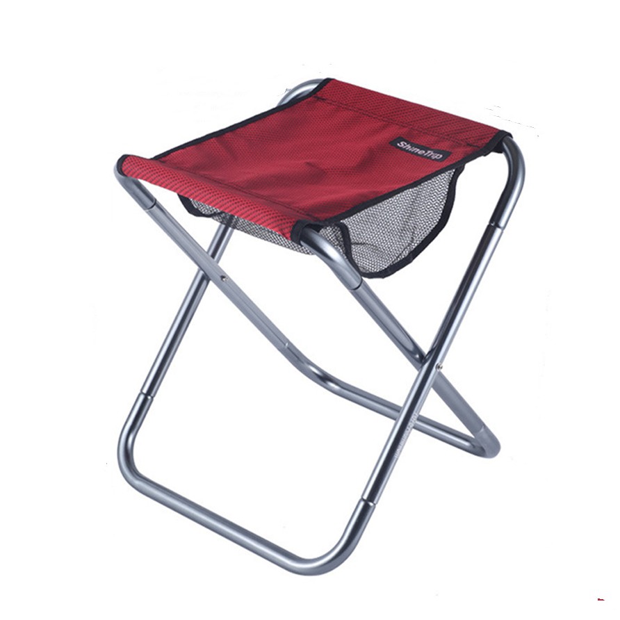 Portable Folding Stool Aluminum Alloy Fishing Chair Maza for Outdoor Camping Hiking Backpacking