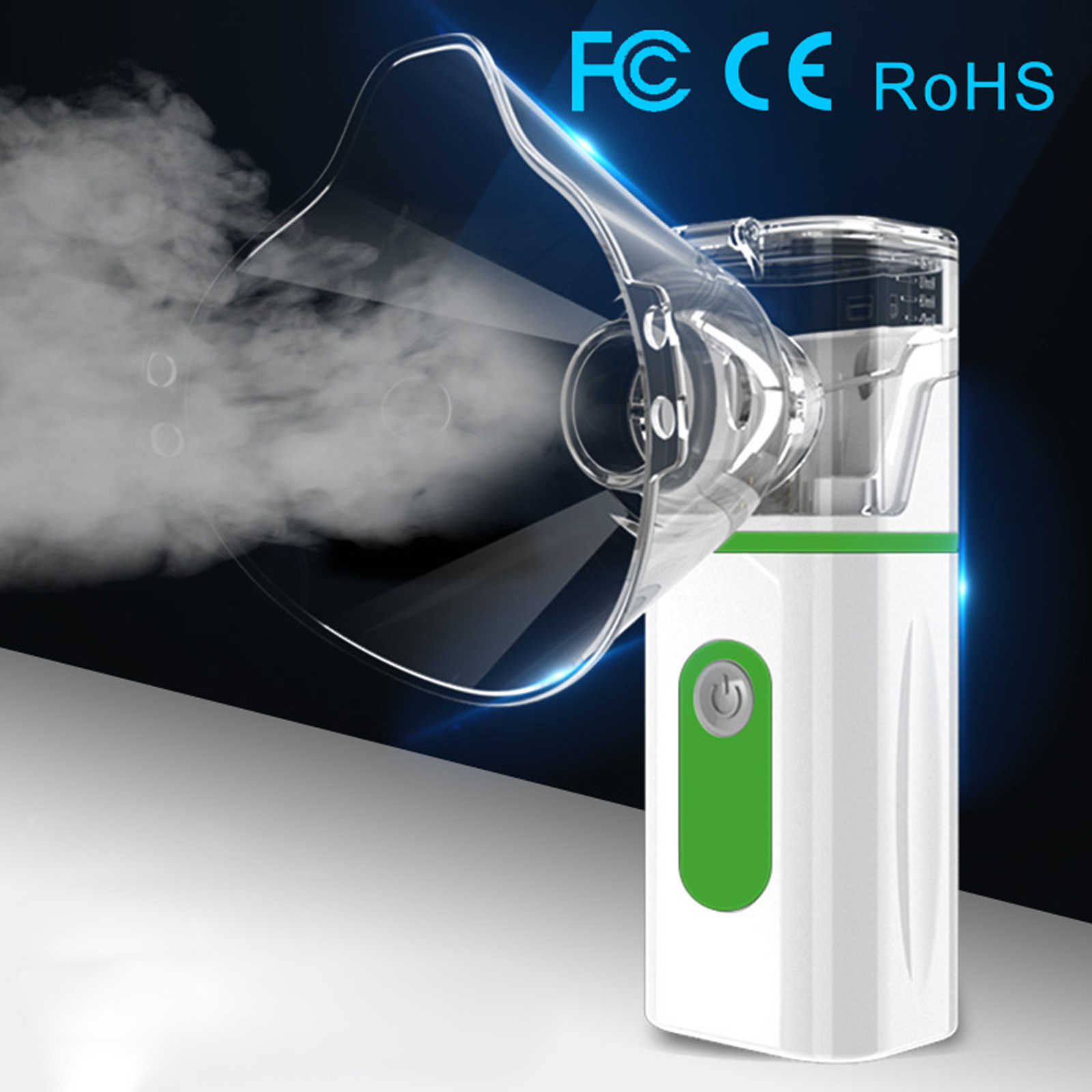 Portable Handheld Ultrasonic Nebulizer Phlegm Cough Relieving Pocket Machine for Home Travel