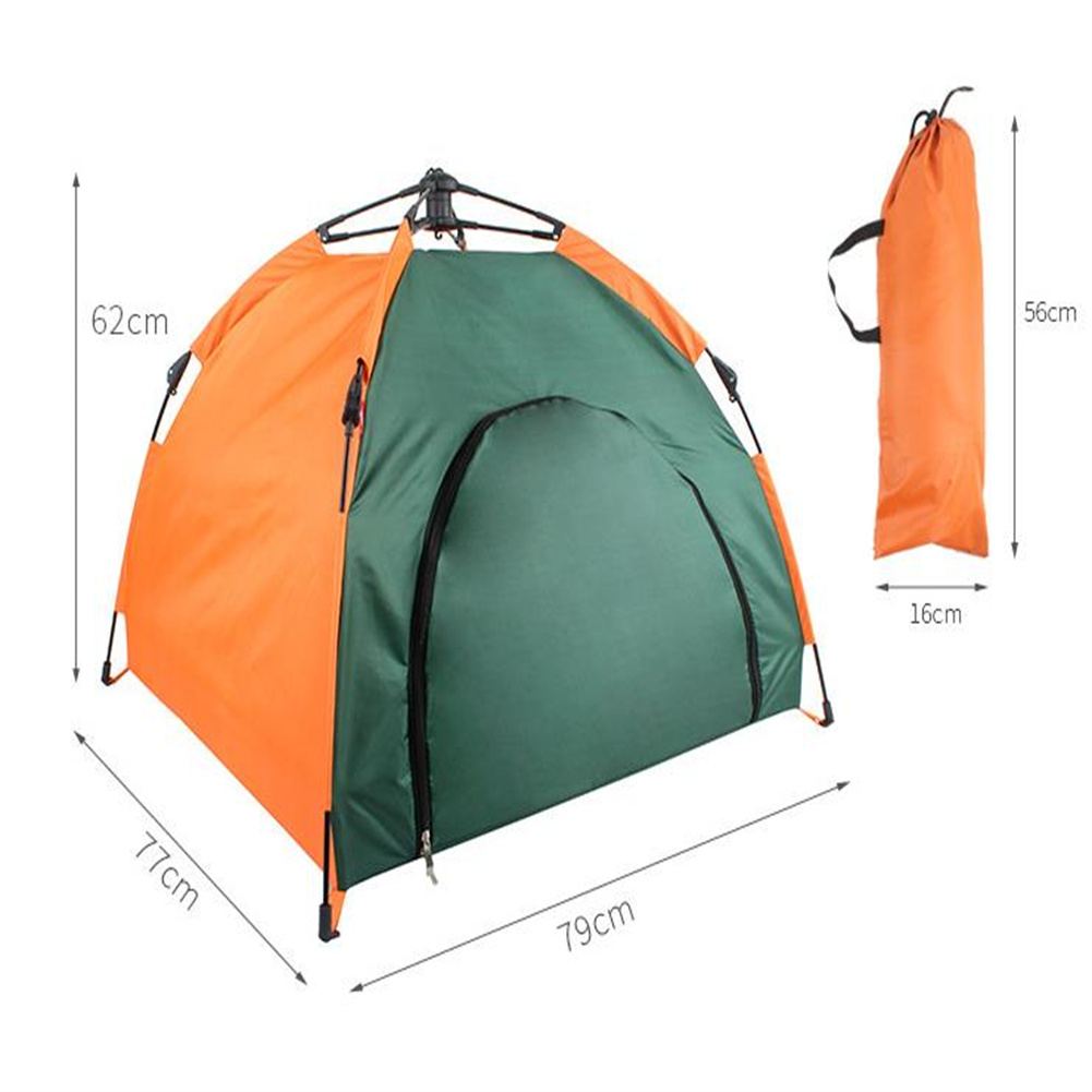 Portable Outdoor Pet  Tent Rainproof Pet Sun Shelter Home Pull Rope Type Comfortable Large Space Dog Cat House Camping Tents