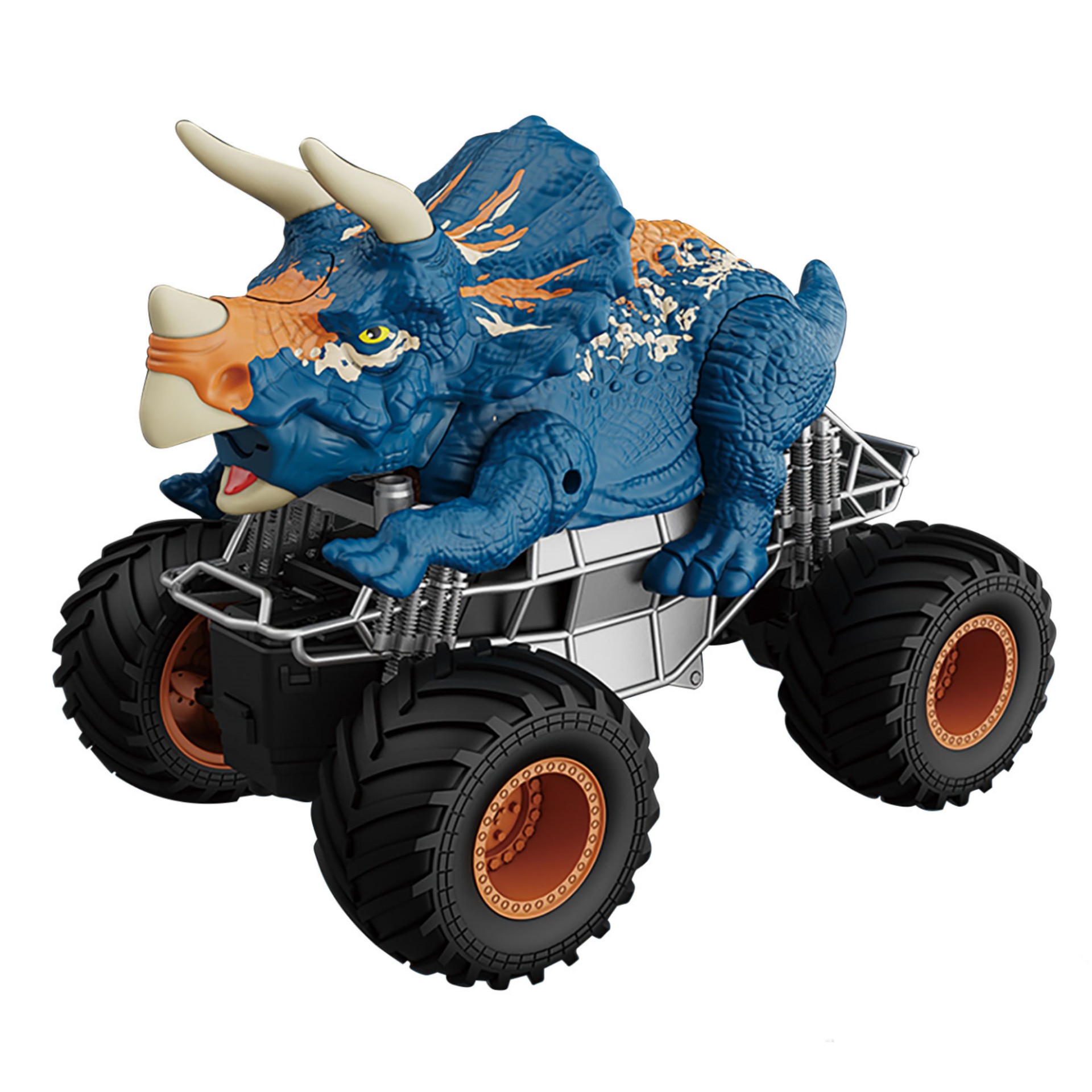 Q160 Kids Remote Control Dinosaur Car With Light Spray 2.4 GHz Rechargeable Rc Stunt Off-road Vehicle Toys For Kids Birthday Gifts
