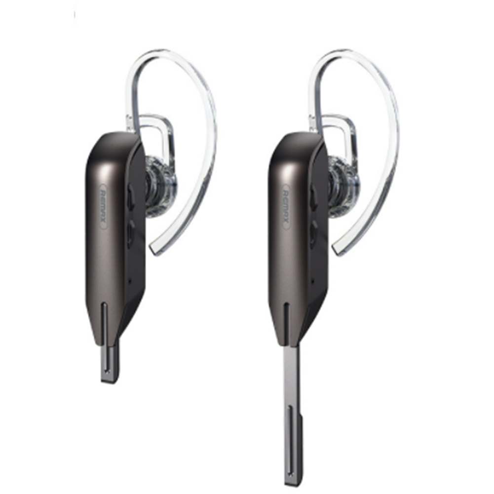 REMAX RB-T38 Wireless Bluetooth Headset Dual Microphone Noise Canceling HD Calling Earphone Single-Ear