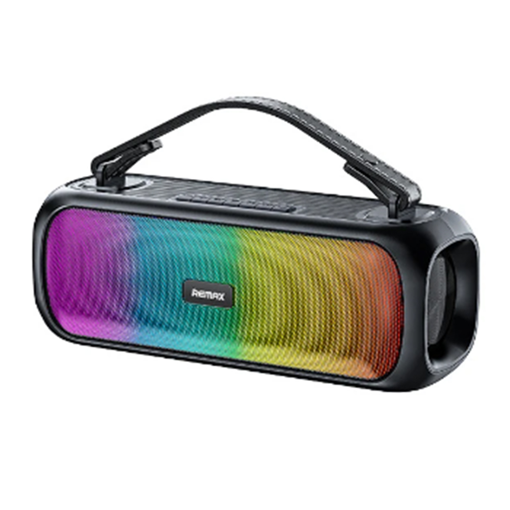 Remax Bluetooth Speaker Rgb Light Effect Waterproof Portable Outdoor Subwoofer Square Dance Audio