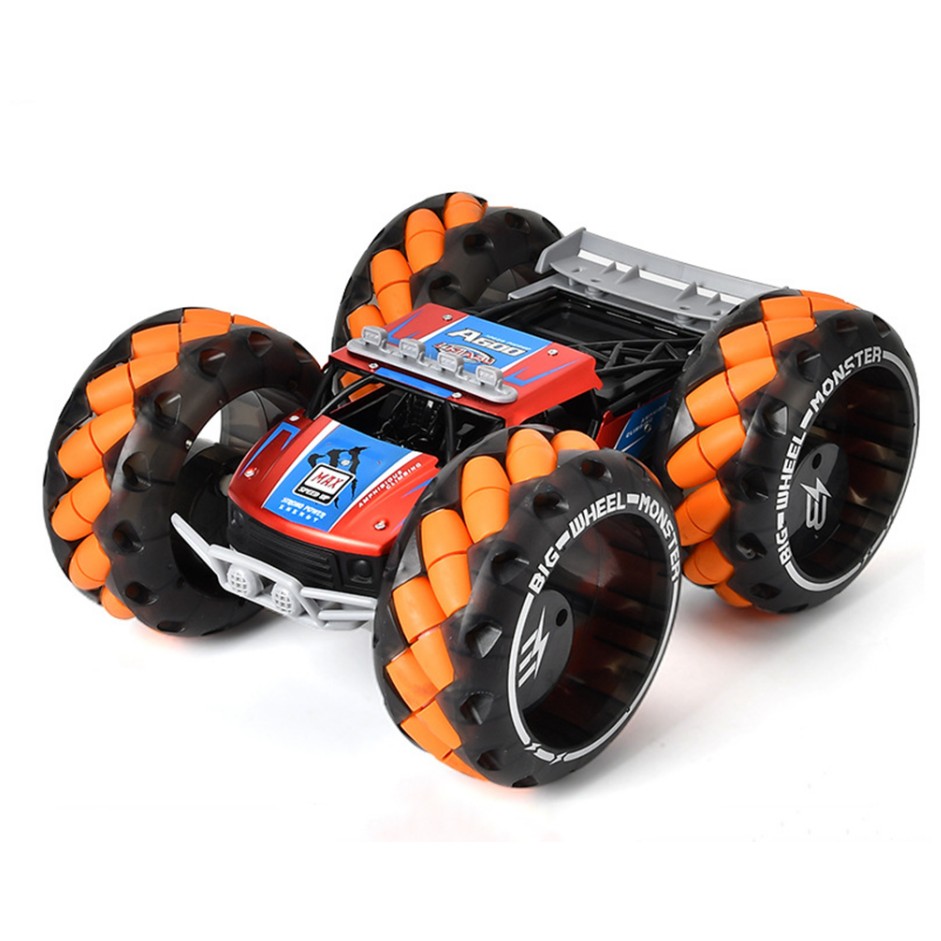 Remote Control Rotating Alloy Car Gesture Induction Off-road Vehicle Cv-a600-2 Orange Dual RC