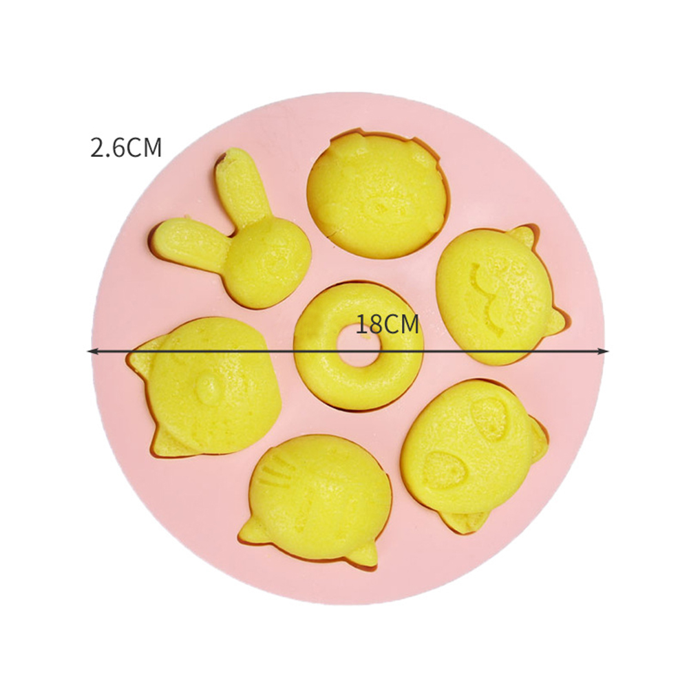 Silicone Cake Molds Cartoon Ice Cream Mold Food Container With Cover For Diy Cake/ice Cream/pudding/chocolate