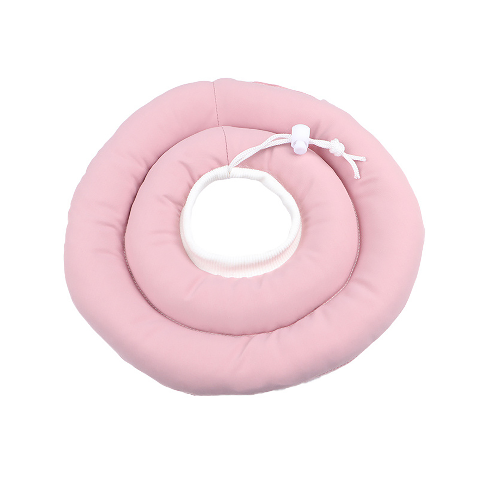 Soft Dog Cone Alternative After Surgery Adjustable Neck Cone Protective Elizabethan Donut Collar For Dogs Cats Recovery pink M x 30