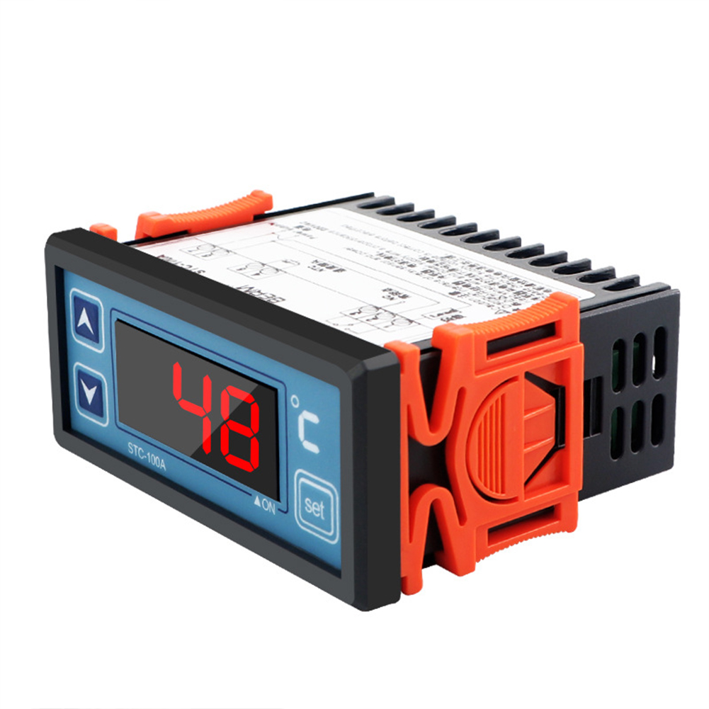 Stc-100a 220vac Temperature Controller Digital Adjustable Temperature Smart Thermostat