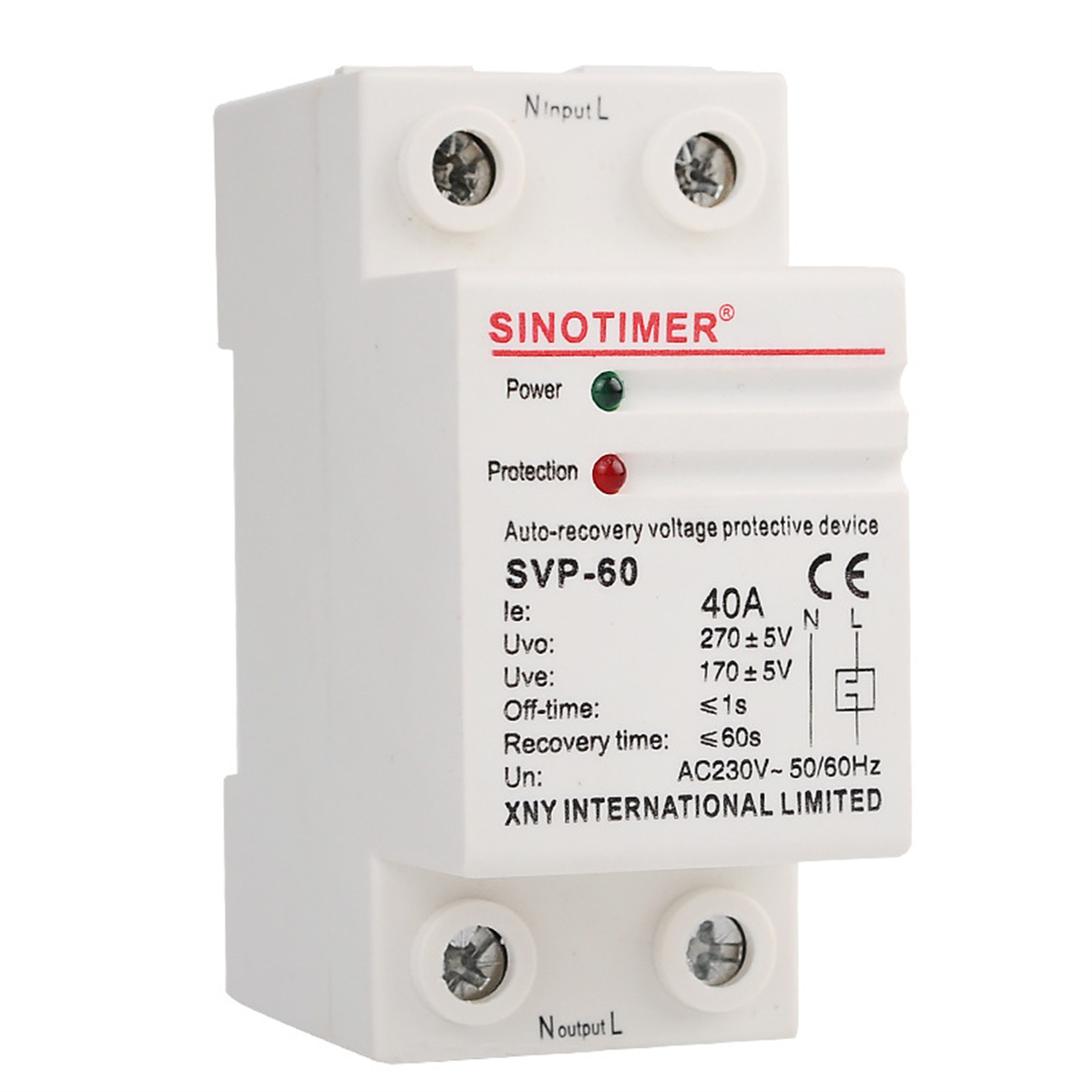 Svp-60 220v Household Under Voltage Protector Device Reliable Electronic Components Automatic Self-resetting Protector