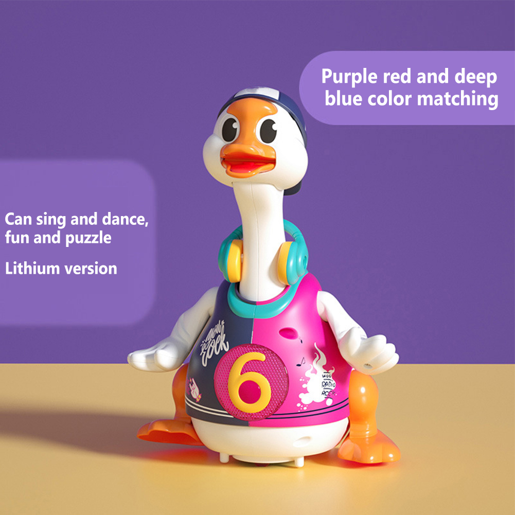 Swinging Goose Toy Children Electric Singing Dancing Goose Early Educational Toy
