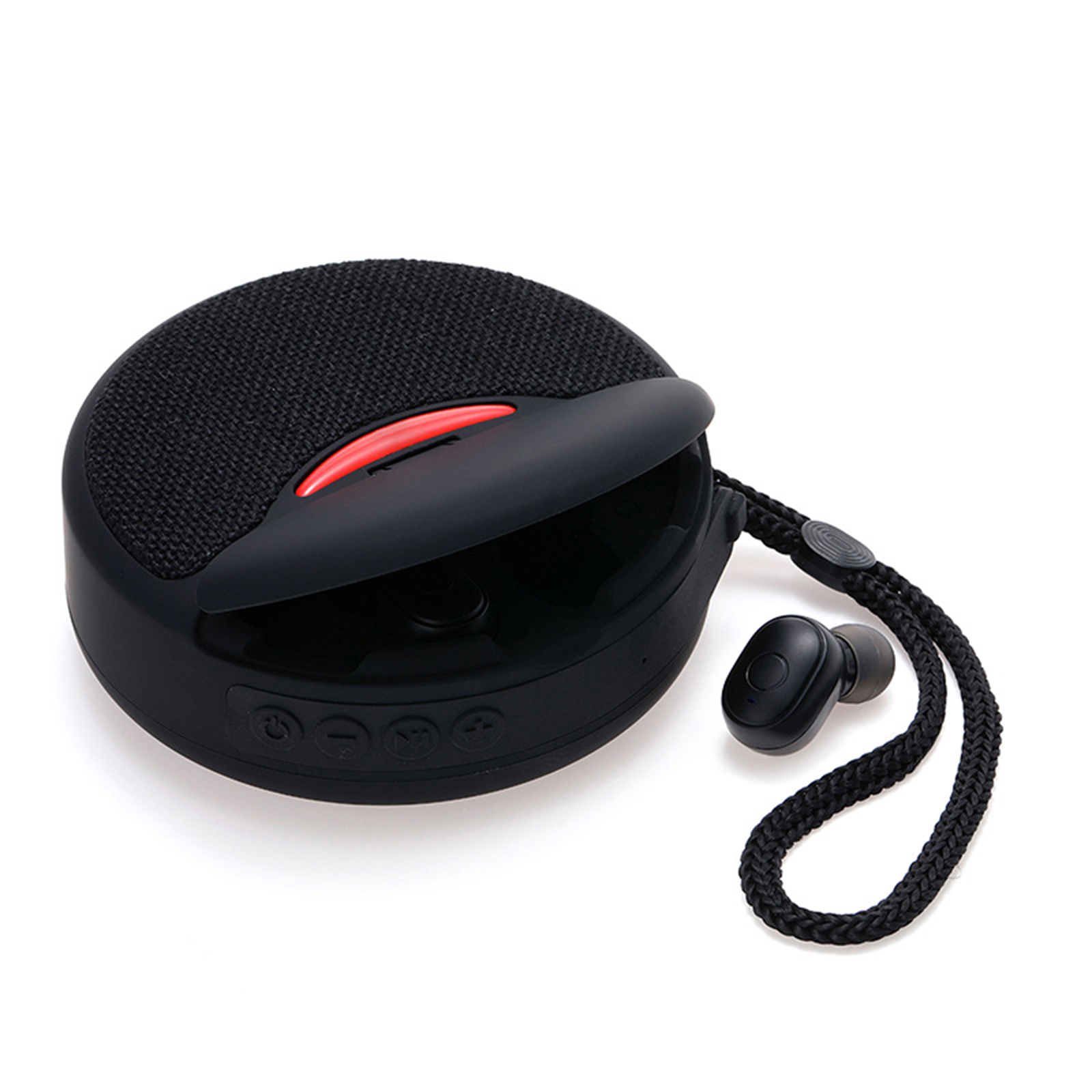 TG808 2 In 1 Portable Wireless Speaker Earbuds Combo Mini Surround Stereo Sound Radio For Home Party Outdoor Travel