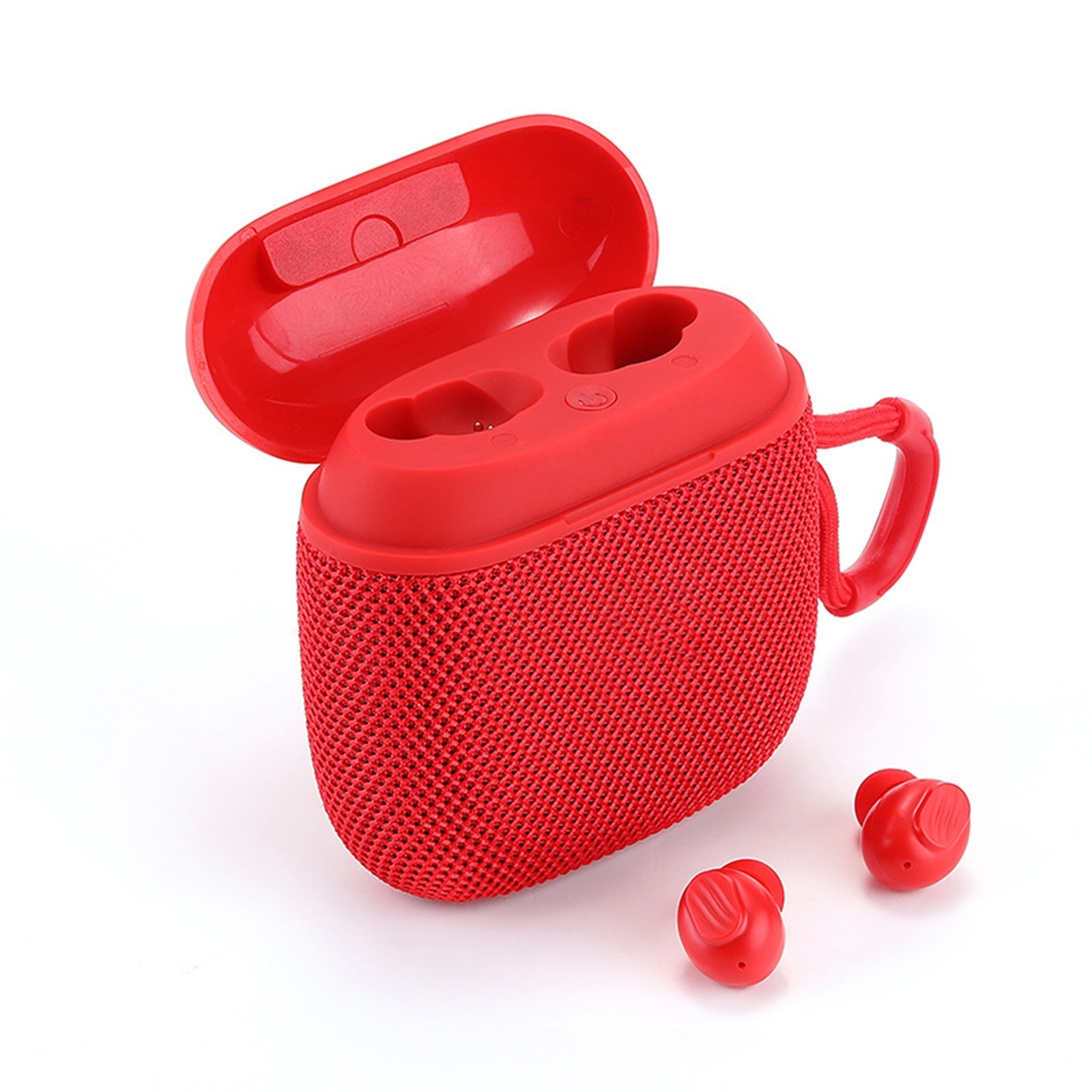 TG809 2 In 1 Portable Wireless Speaker Earbuds Combo Mini Surround Stereo Sound With Earbuds For Home Party Outdoor Travel