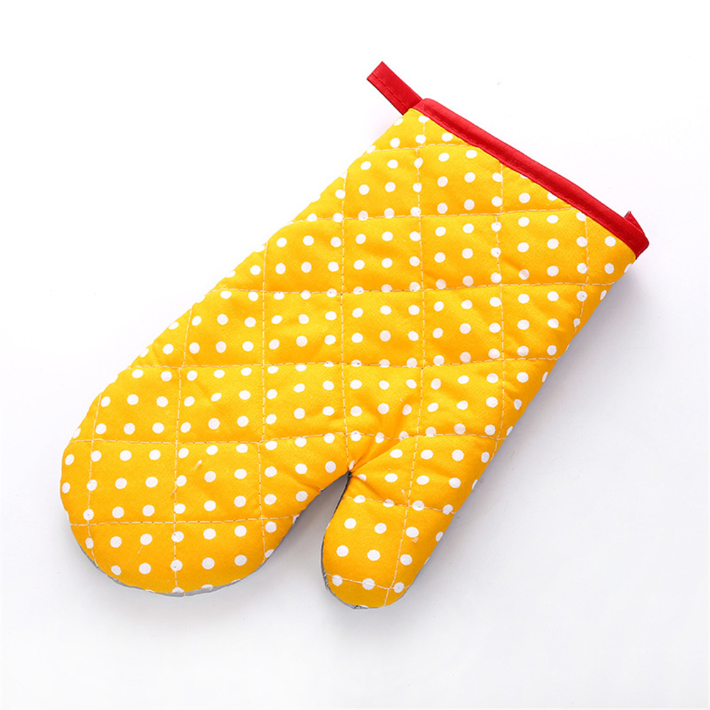 Thickened Heat Insulation Microwave Oven Gloves  Protective Hand Cover Kitchen Accessories
